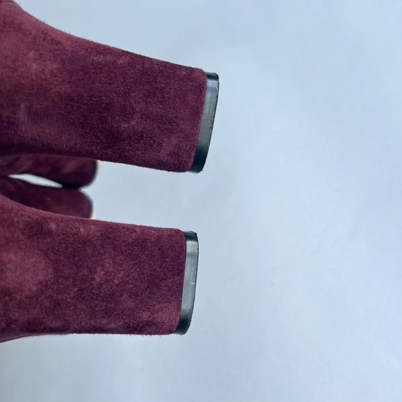 Marc Fisher Burgundy Suede Genuine Leather Point Toe Pumps size 7.5 - Picture 15 of 15